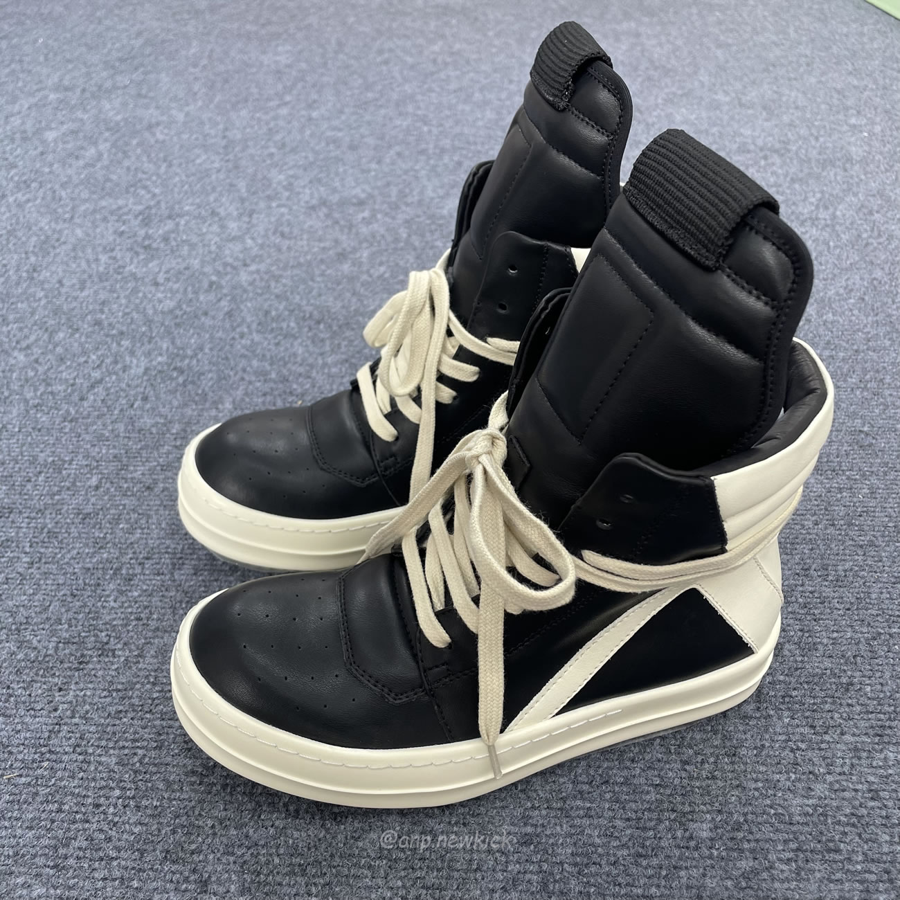 Rick Owens Phlegethon Geobasket Black Milk Ru21s6894 Lpo 91111 (7) - newkick.org